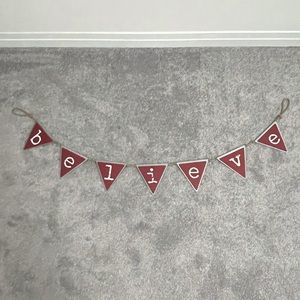Believe Christmas Banner